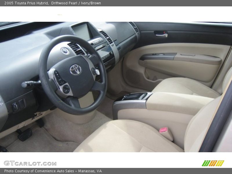 Driftwood Pearl / Ivory/Brown 2005 Toyota Prius Hybrid