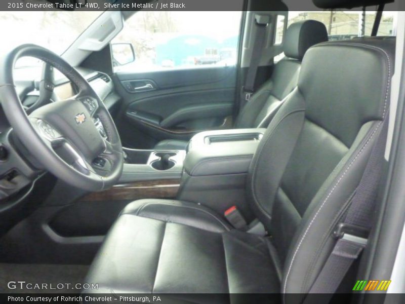 Silver Ice Metallic / Jet Black 2015 Chevrolet Tahoe LT 4WD