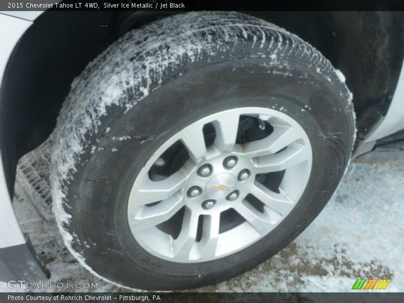 Silver Ice Metallic / Jet Black 2015 Chevrolet Tahoe LT 4WD