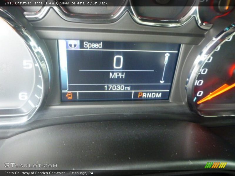 Silver Ice Metallic / Jet Black 2015 Chevrolet Tahoe LT 4WD