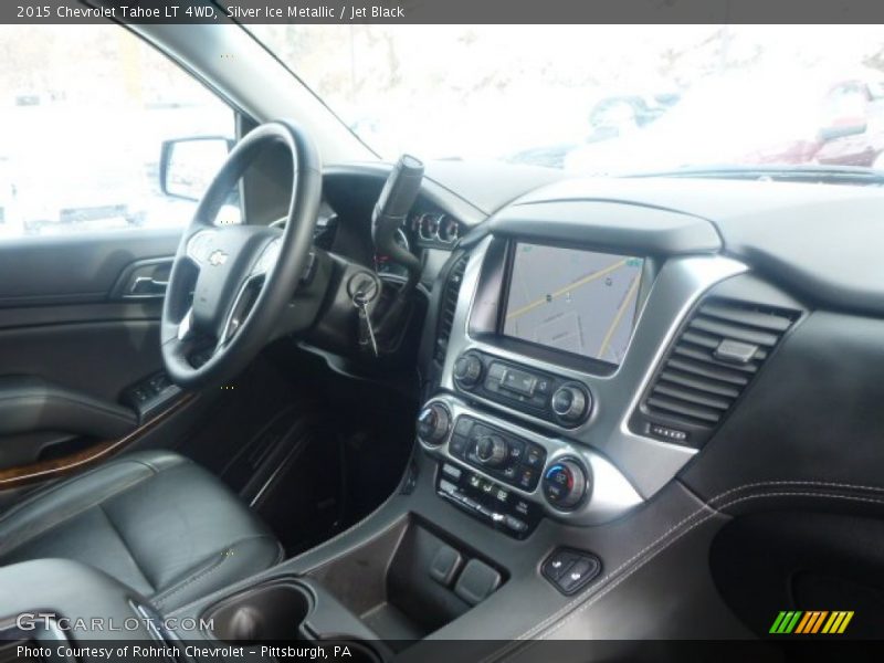 Silver Ice Metallic / Jet Black 2015 Chevrolet Tahoe LT 4WD