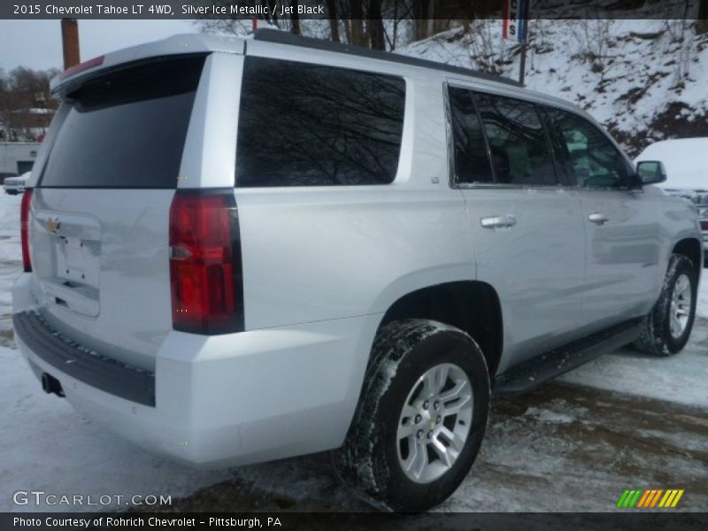 Silver Ice Metallic / Jet Black 2015 Chevrolet Tahoe LT 4WD