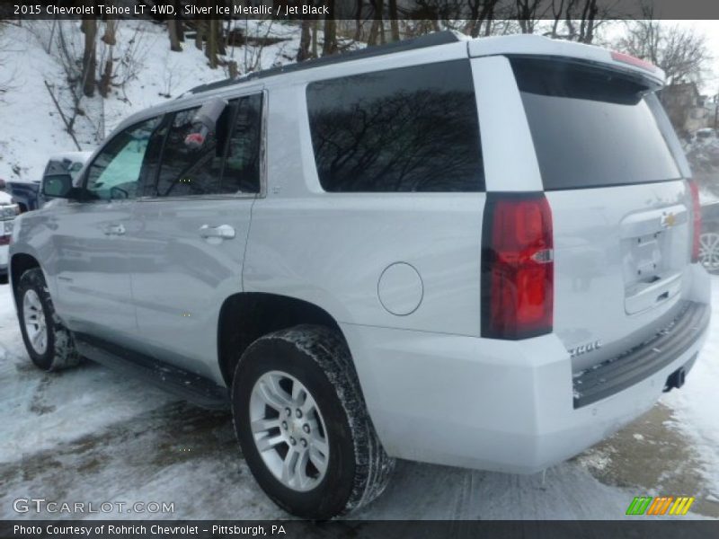 Silver Ice Metallic / Jet Black 2015 Chevrolet Tahoe LT 4WD