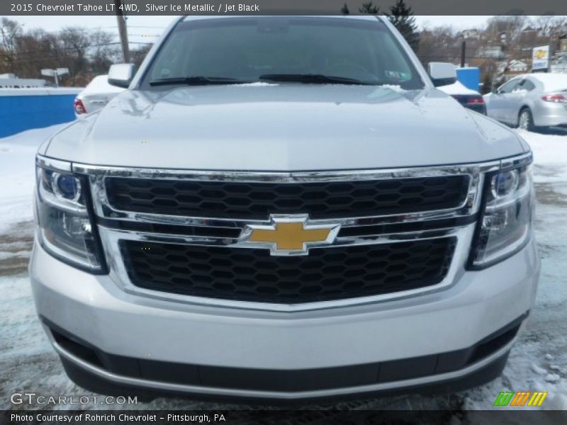 Silver Ice Metallic / Jet Black 2015 Chevrolet Tahoe LT 4WD