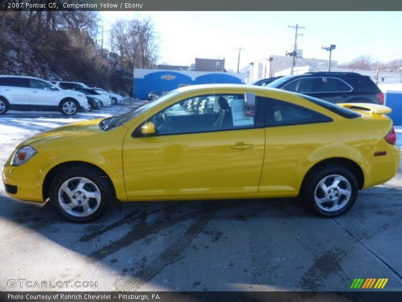 Competition Yellow / Ebony 2007 Pontiac G5