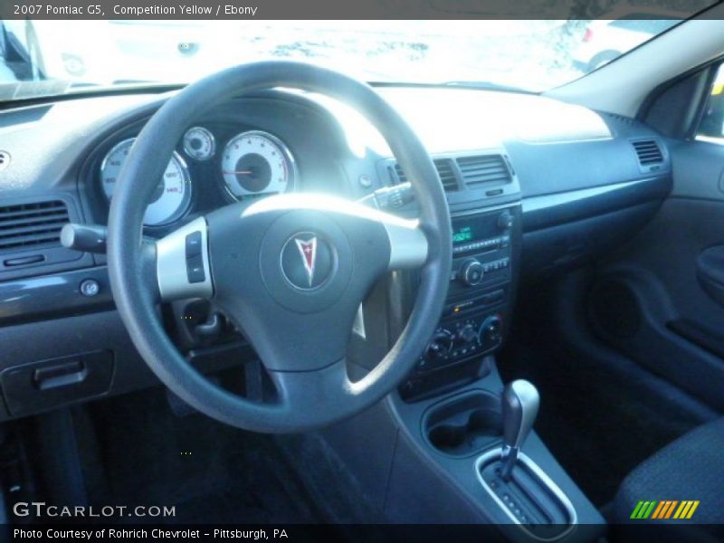 Competition Yellow / Ebony 2007 Pontiac G5