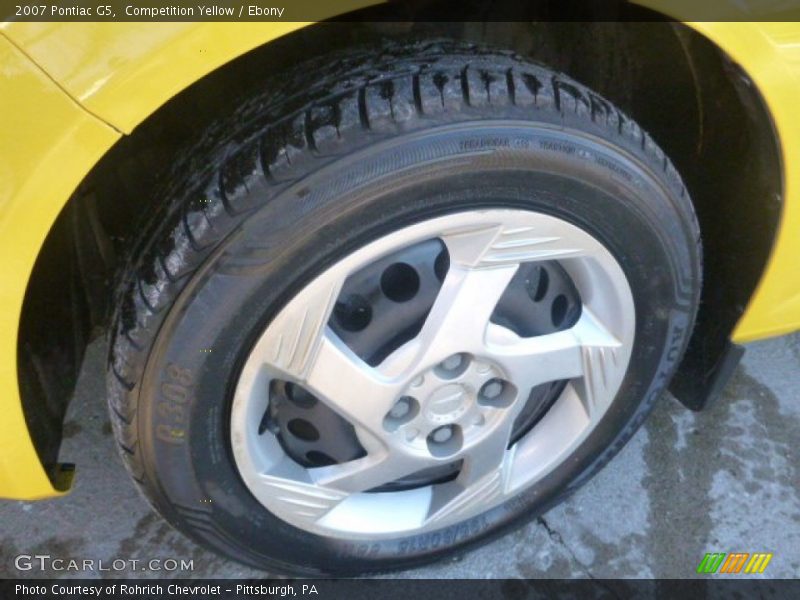 Competition Yellow / Ebony 2007 Pontiac G5