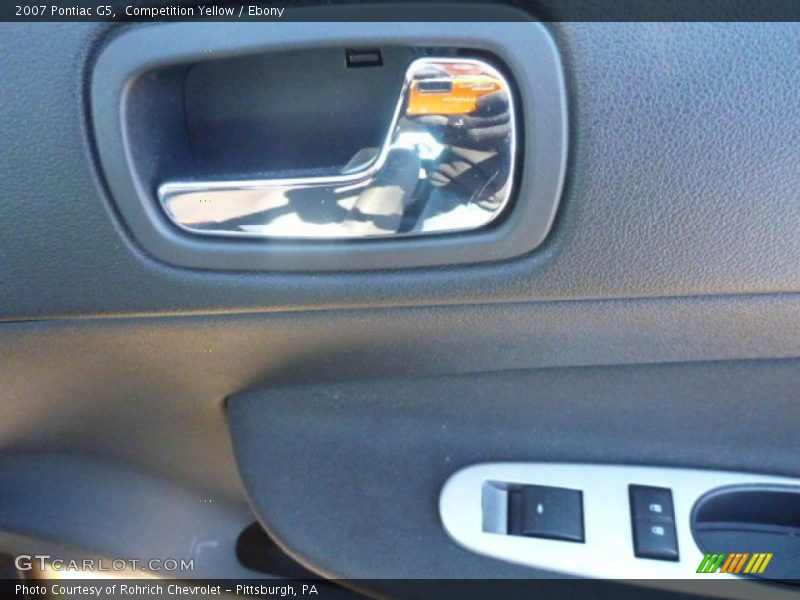 Competition Yellow / Ebony 2007 Pontiac G5
