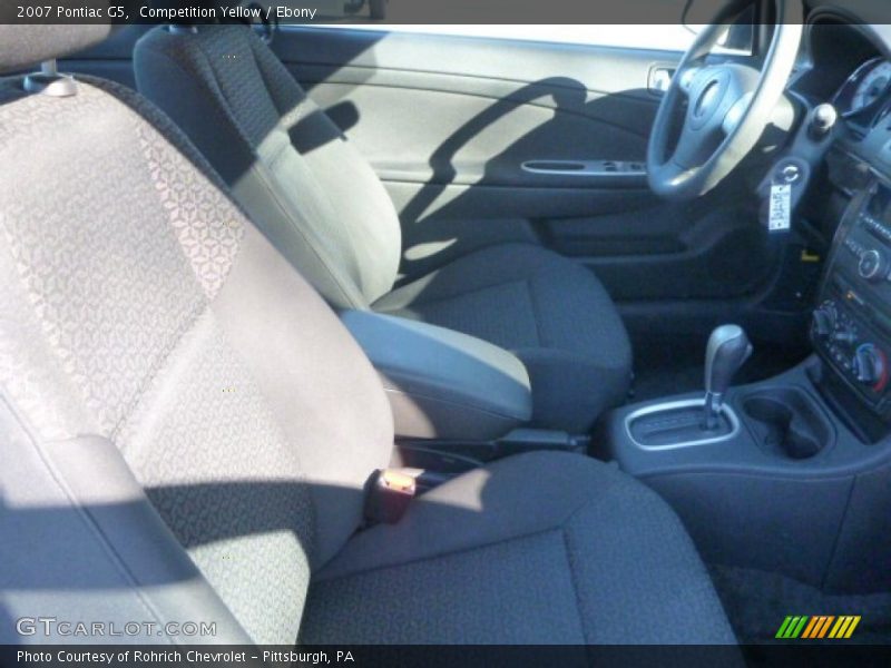 Competition Yellow / Ebony 2007 Pontiac G5