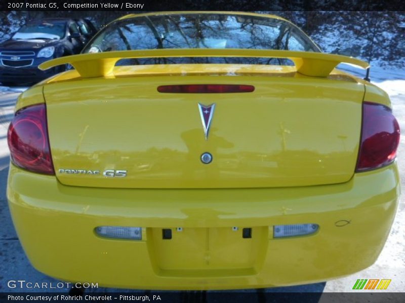 Competition Yellow / Ebony 2007 Pontiac G5