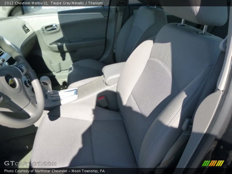 Taupe Gray Metallic / Titanium 2012 Chevrolet Malibu LS