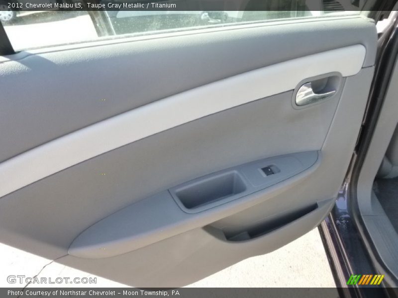 Taupe Gray Metallic / Titanium 2012 Chevrolet Malibu LS