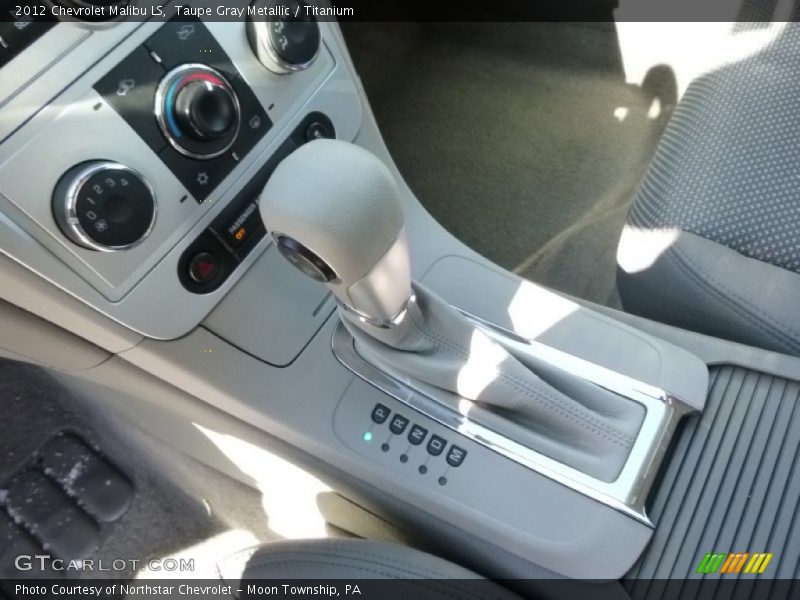 Taupe Gray Metallic / Titanium 2012 Chevrolet Malibu LS