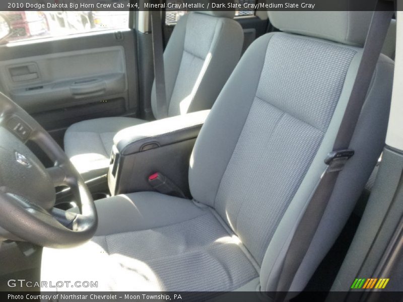 Mineral Gray Metallic / Dark Slate Gray/Medium Slate Gray 2010 Dodge Dakota Big Horn Crew Cab 4x4