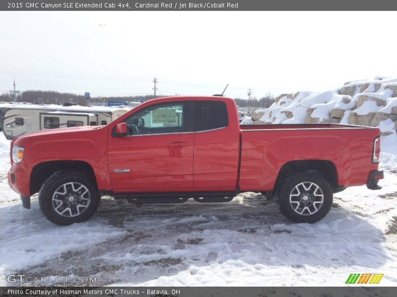  2015 Canyon SLE Extended Cab 4x4 Cardinal Red