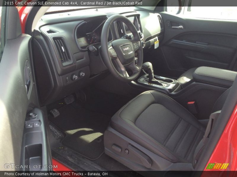 Cardinal Red / Jet Black/Cobalt Red 2015 GMC Canyon SLE Extended Cab 4x4