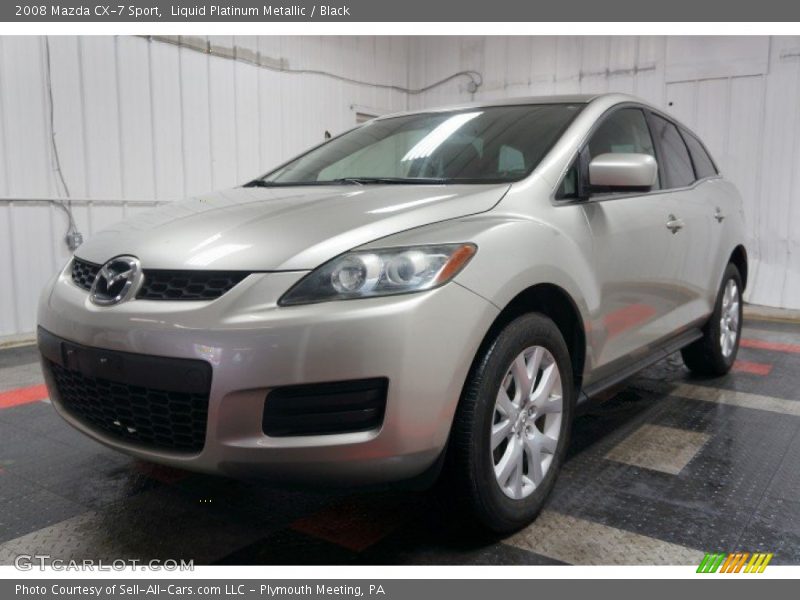 Liquid Platinum Metallic / Black 2008 Mazda CX-7 Sport