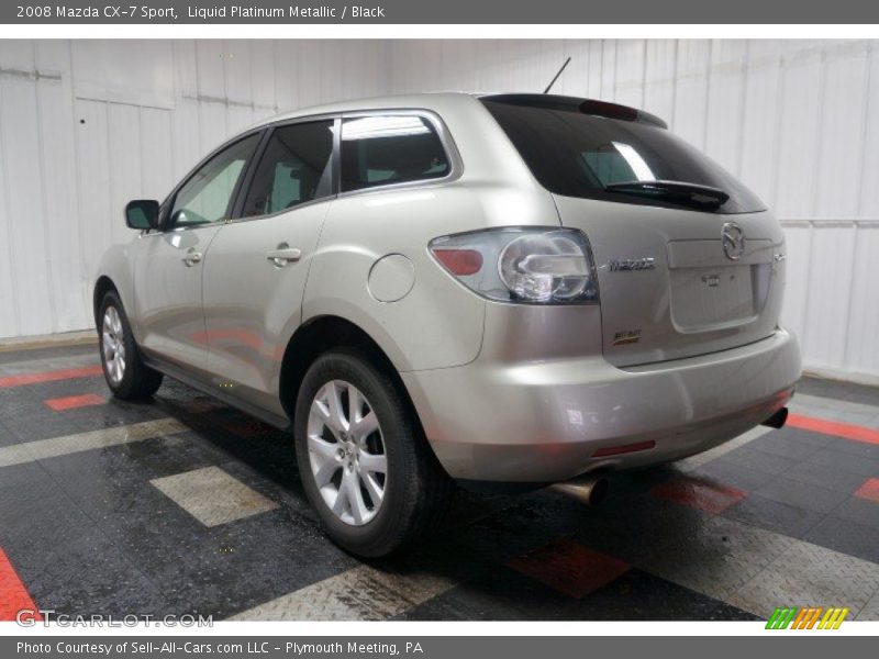Liquid Platinum Metallic / Black 2008 Mazda CX-7 Sport