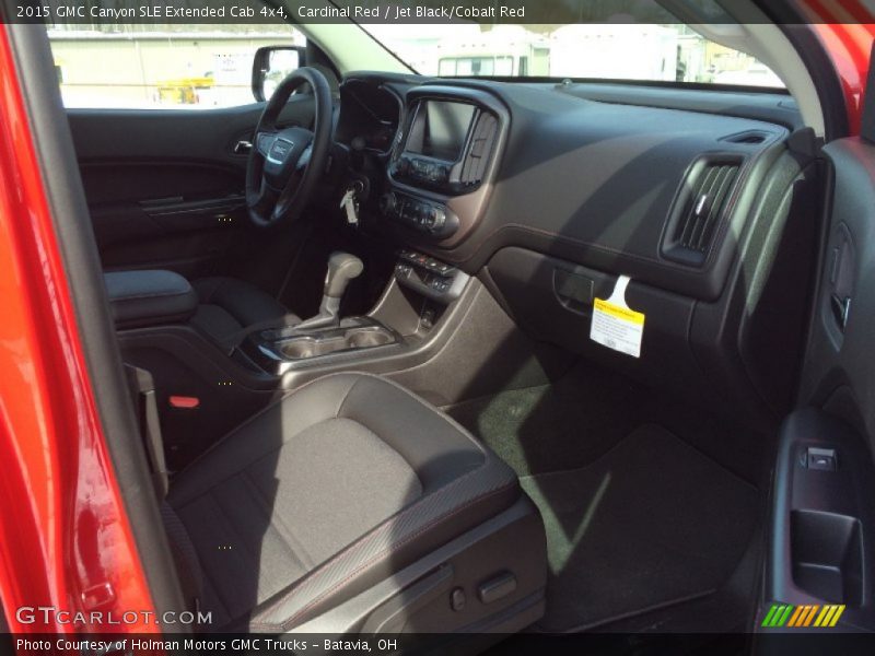 Cardinal Red / Jet Black/Cobalt Red 2015 GMC Canyon SLE Extended Cab 4x4