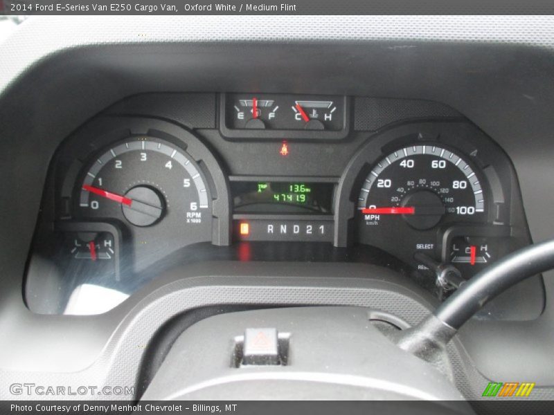 Oxford White / Medium Flint 2014 Ford E-Series Van E250 Cargo Van