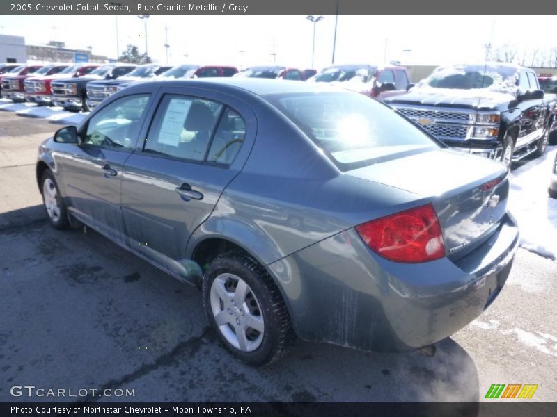Blue Granite Metallic / Gray 2005 Chevrolet Cobalt Sedan