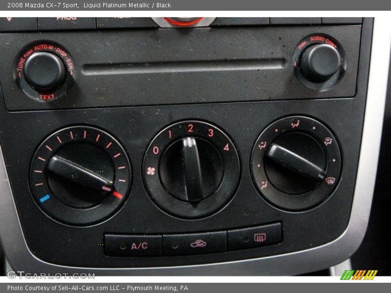 Liquid Platinum Metallic / Black 2008 Mazda CX-7 Sport