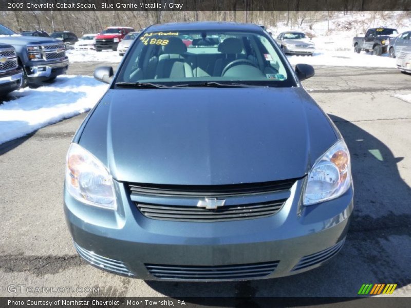 Blue Granite Metallic / Gray 2005 Chevrolet Cobalt Sedan