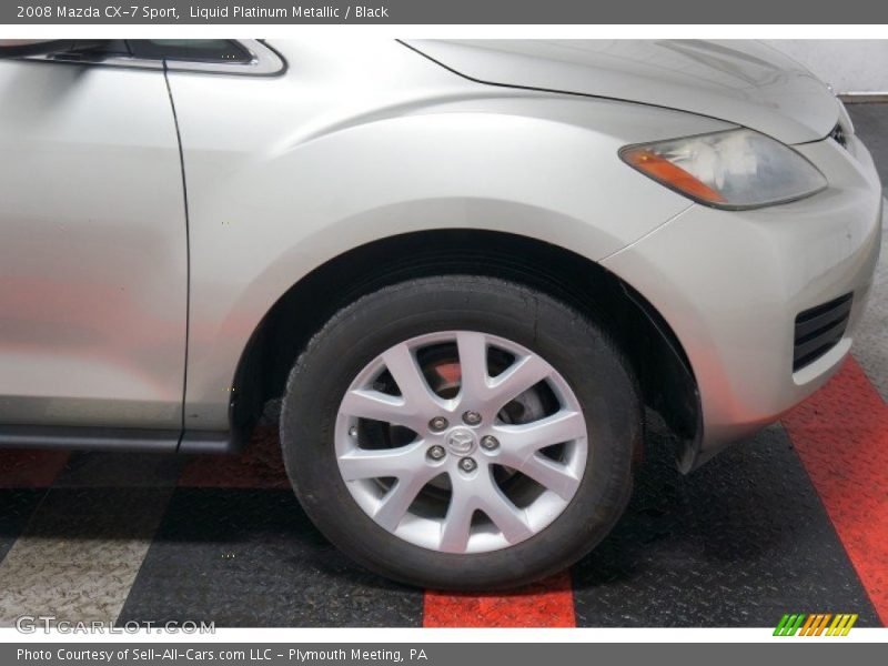 Liquid Platinum Metallic / Black 2008 Mazda CX-7 Sport