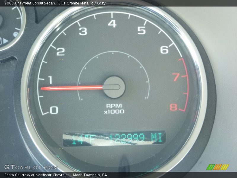 Blue Granite Metallic / Gray 2005 Chevrolet Cobalt Sedan