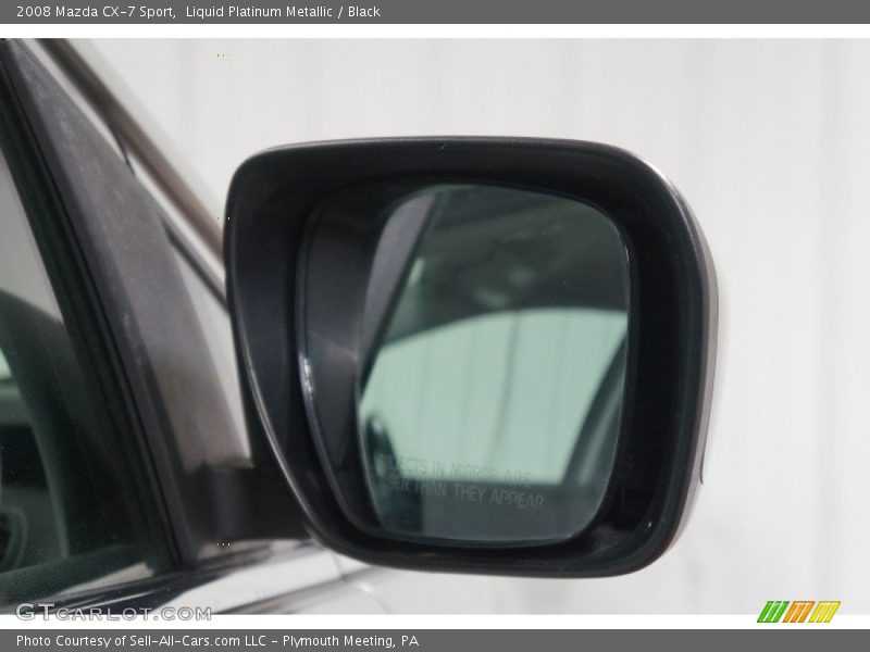 Liquid Platinum Metallic / Black 2008 Mazda CX-7 Sport