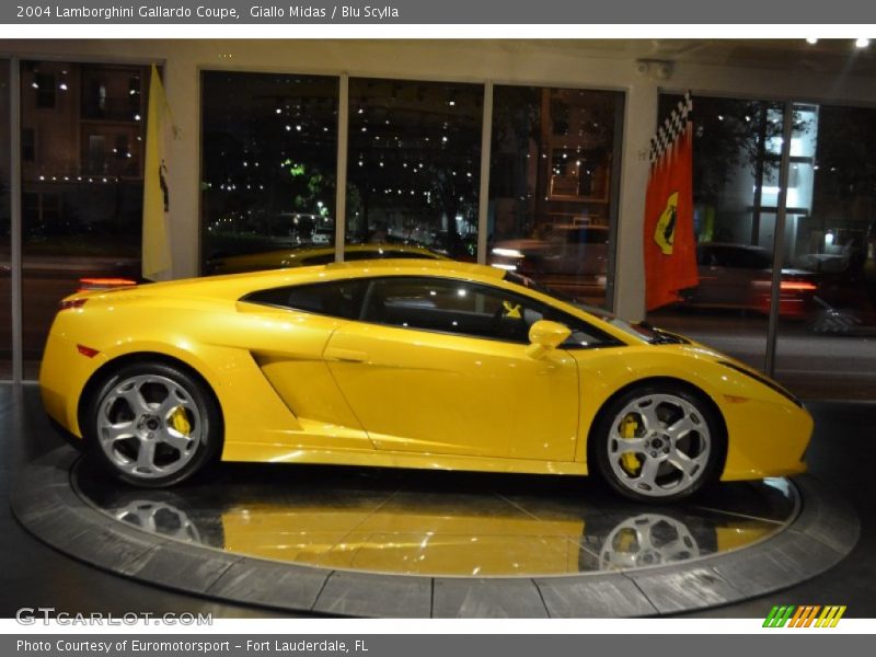 Giallo Midas / Blu Scylla 2004 Lamborghini Gallardo Coupe