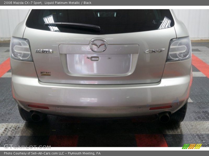 Liquid Platinum Metallic / Black 2008 Mazda CX-7 Sport