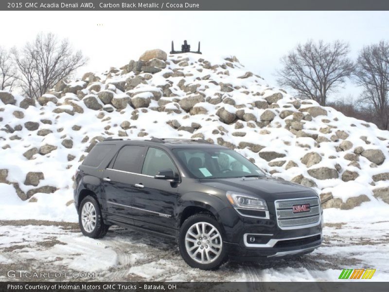 Carbon Black Metallic / Cocoa Dune 2015 GMC Acadia Denali AWD