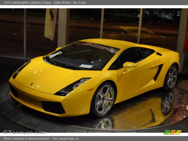 Giallo Midas / Blu Scylla 2004 Lamborghini Gallardo Coupe