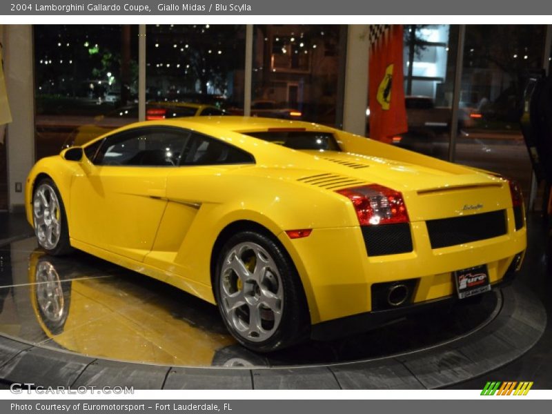 Giallo Midas / Blu Scylla 2004 Lamborghini Gallardo Coupe