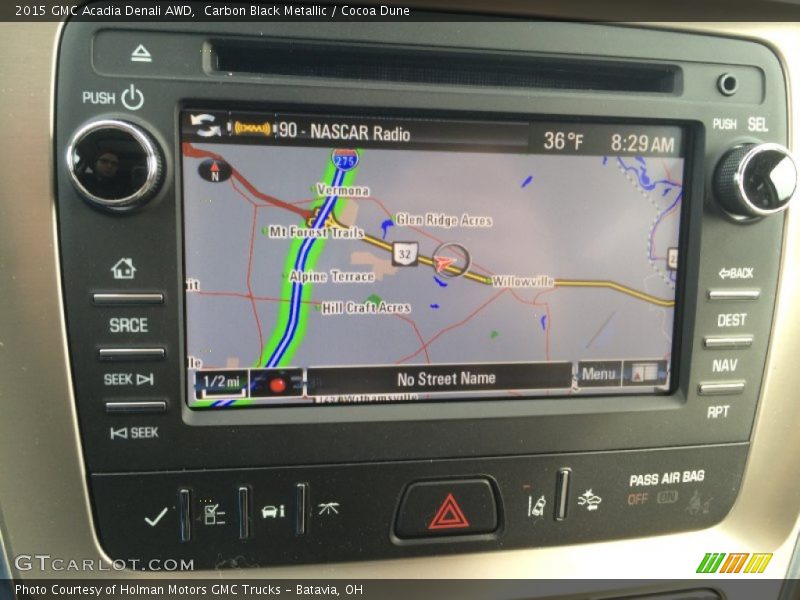 Carbon Black Metallic / Cocoa Dune 2015 GMC Acadia Denali AWD