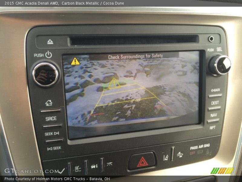 Carbon Black Metallic / Cocoa Dune 2015 GMC Acadia Denali AWD