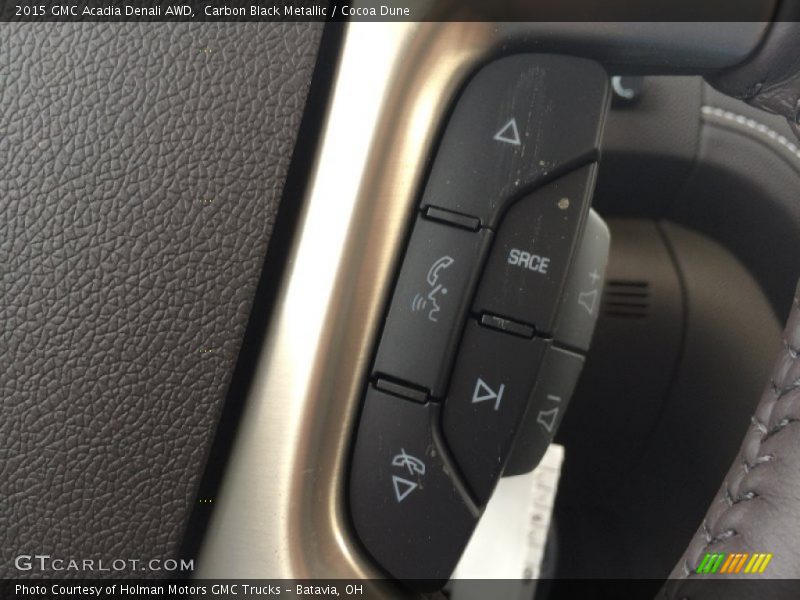 Carbon Black Metallic / Cocoa Dune 2015 GMC Acadia Denali AWD
