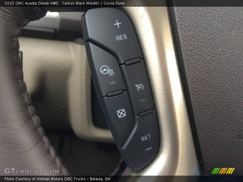 Carbon Black Metallic / Cocoa Dune 2015 GMC Acadia Denali AWD