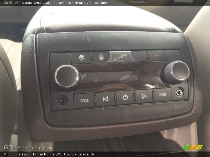 Carbon Black Metallic / Cocoa Dune 2015 GMC Acadia Denali AWD