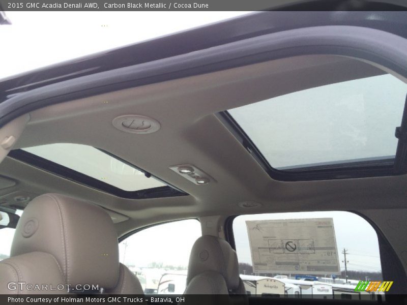 Carbon Black Metallic / Cocoa Dune 2015 GMC Acadia Denali AWD