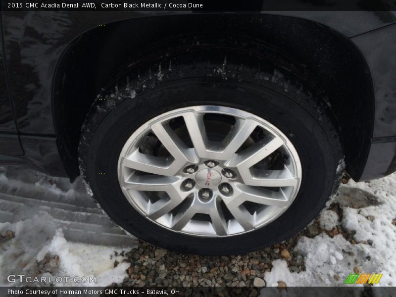 Carbon Black Metallic / Cocoa Dune 2015 GMC Acadia Denali AWD
