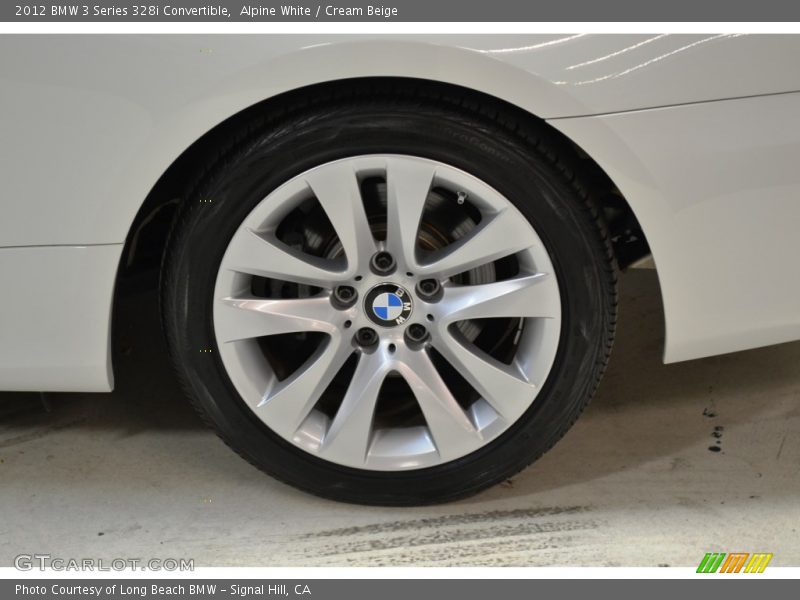 Alpine White / Cream Beige 2012 BMW 3 Series 328i Convertible