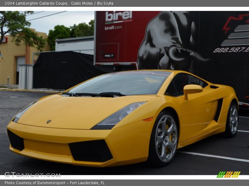 Giallo Midas / Blu Scylla 2004 Lamborghini Gallardo Coupe