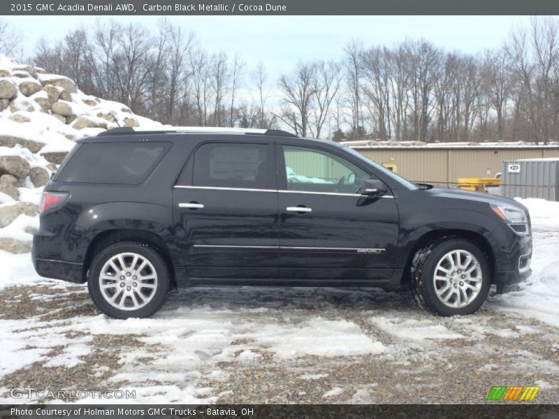 Carbon Black Metallic / Cocoa Dune 2015 GMC Acadia Denali AWD