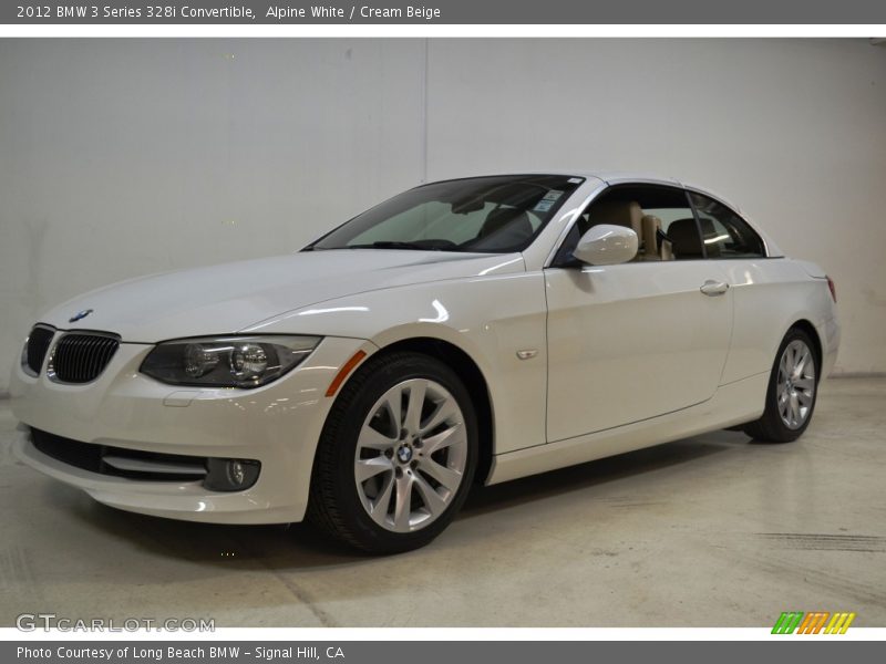 Alpine White / Cream Beige 2012 BMW 3 Series 328i Convertible