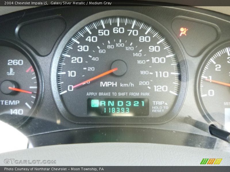 Galaxy Silver Metallic / Medium Gray 2004 Chevrolet Impala LS