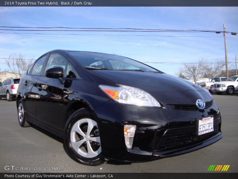 Black / Dark Gray 2014 Toyota Prius Two Hybrid