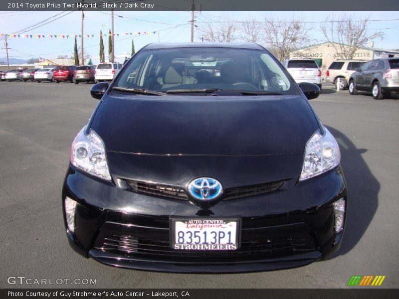 Black / Dark Gray 2014 Toyota Prius Two Hybrid
