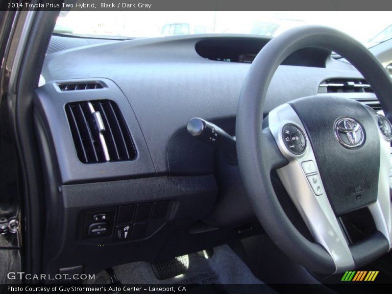 Black / Dark Gray 2014 Toyota Prius Two Hybrid